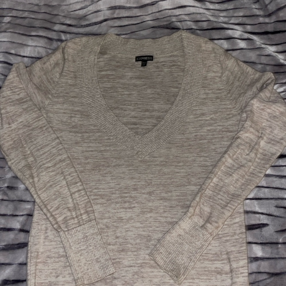 Express deep V-neck sweater